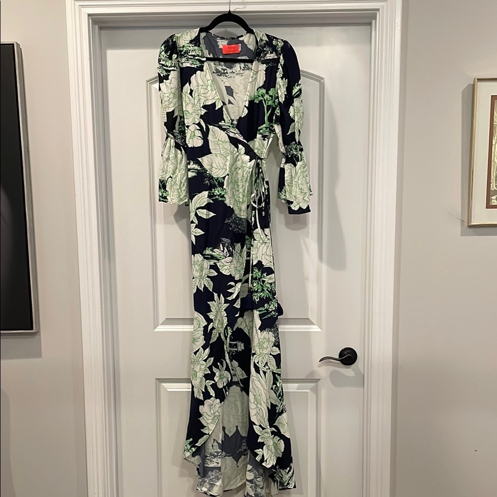 Floral Wrap Dress